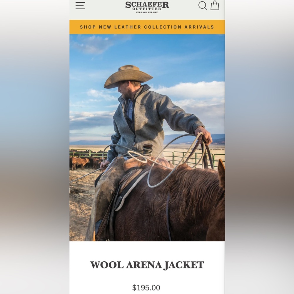 Schaefer Outfitters Grey Arena Wool Jacket